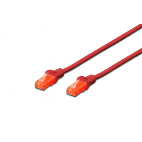 Digitus Kabl UTP patch CAT6 0.25m crveni
