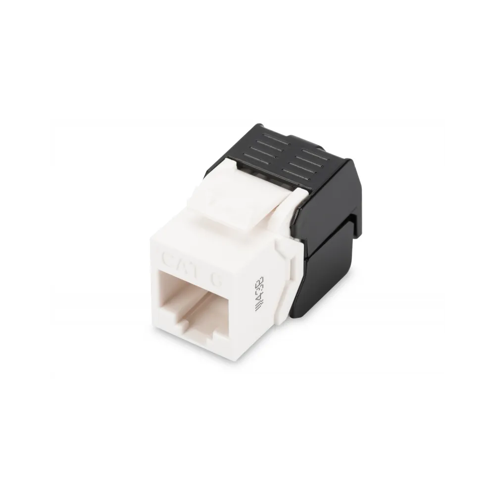 Digitus CAT 6 Keystone Jack, unshielded RJ45 to LSA, tool free connection, incl. cable tie