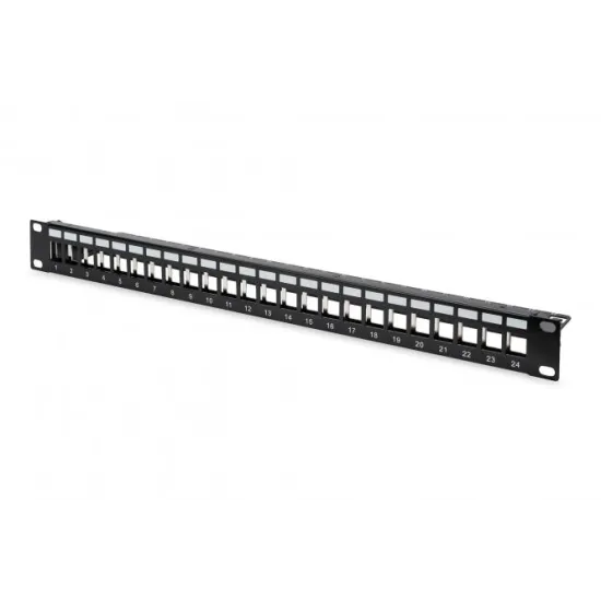 Digitus Patch panel prazni, 25-port shielder, 1U, crni