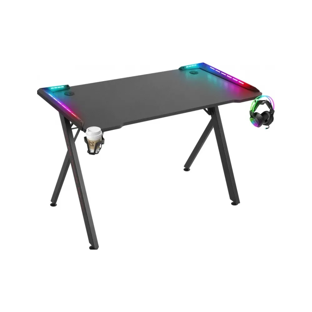 Defender Technology Gaming sto Gamer, HS holder, Cup holder, RGB backlight