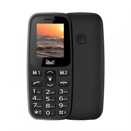 MeanIT Mobilni telefon VETERAN I- crni