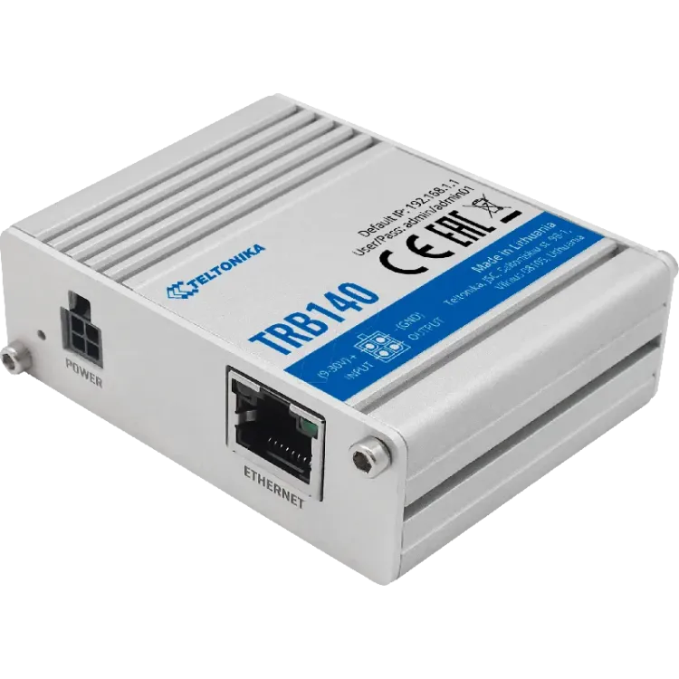 Teltonika Industrial TRB140 LTE, Cat 4 Gateway Board, Digital I/O, USB, RMS Support, including housing