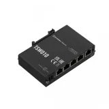 Teltonika Switch TSW010, 5x 10/100Mbps RJ45 ports, unmanaged, plug-and-play, compact industrial design