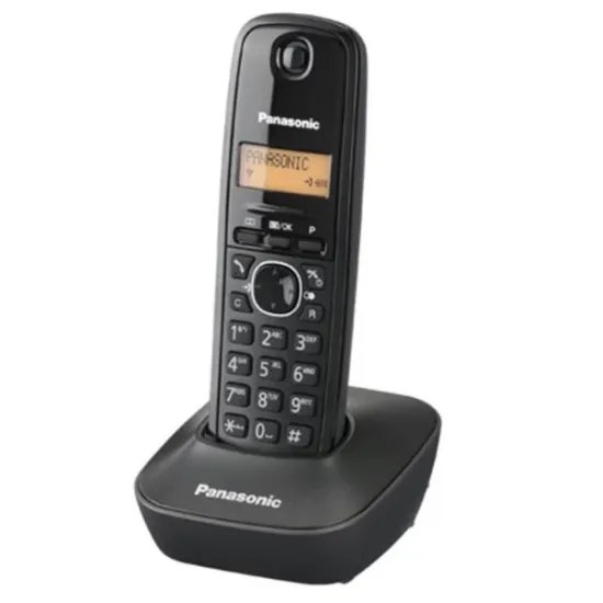 PANASONIC Fiksni telefon DECT KX-TG1612FXH crni