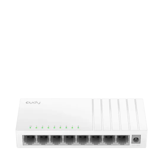 CUDY Switch FS108D, 8x 10/100Mbps RJ45 ports, unmanaged, plug-and-play, desktop/wall-mount design