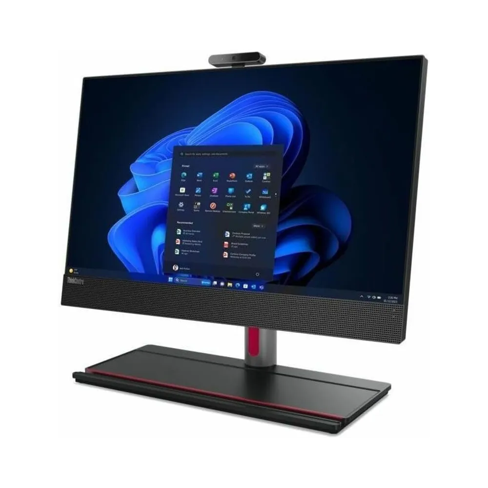 Lenovo AiO ThinkCentre M90a Gen 5 All in One 23.8“ FullHD Multitouch, 16:9, IPS, Anti-Glare, 250 niti, Intel Core i3-14100, 8GB