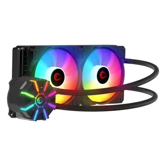 Rampage CPU Cooler HELIOS C2 240 RGB (1700, 1200, AM5, AM4)