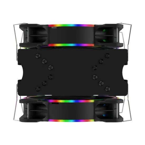 Rampage CPU Cooler ICED120-RGB Dual (1200, AM4)