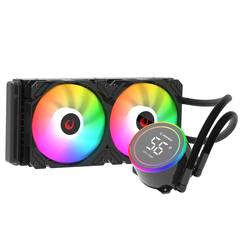 Rampage CPU Cooler HELIOS C15 ARGB 240 (1700, 1200, AM5, AM4)