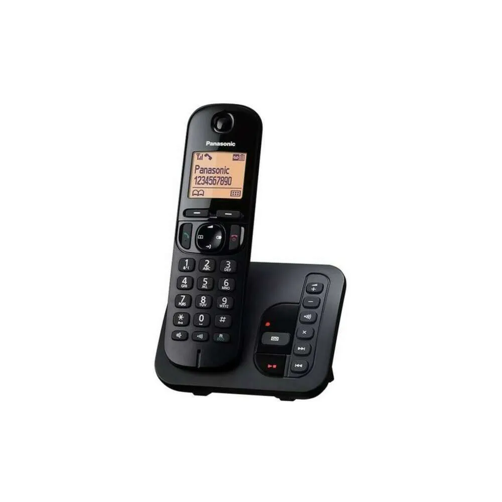 PANASONIC Bežični telefon KX-TGC220FXB Crni sa sekretaricom