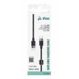 iPEAX Kabl Textile Type-C/Type-C 1m, USB 2.0 Black