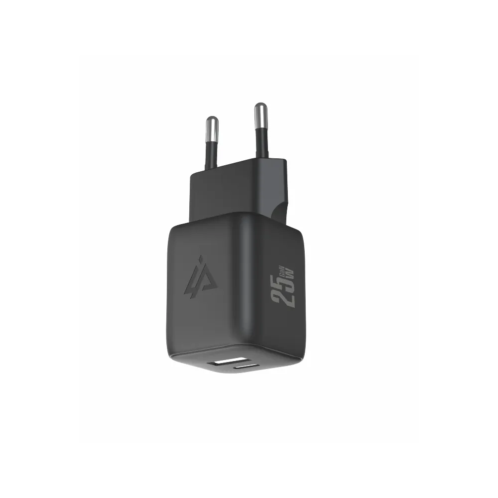 iPEAX Adapter GaN 25W (USB-C + USB-A) Black