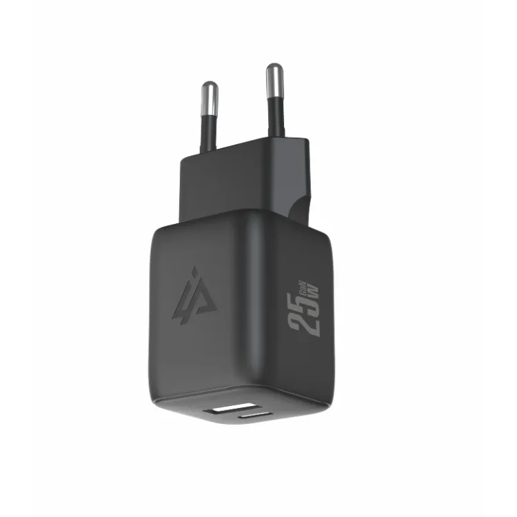 iPEAX Adapter GaN 25W (USB-C + USB-A) Black