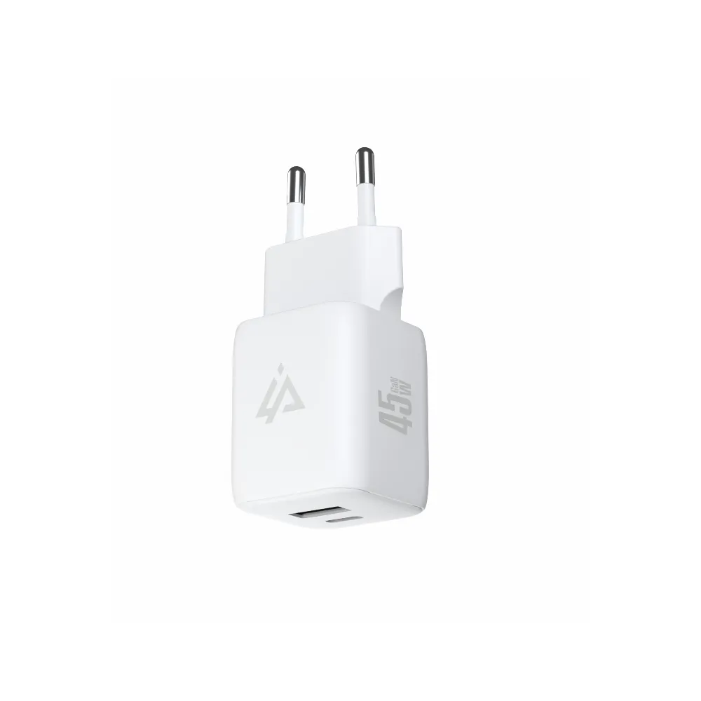 iPEAX Adapter GaN 45W (USB-C + USB-A) White