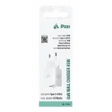 iPEAX Adapter GaN 45W (USB-C + USB-A) White