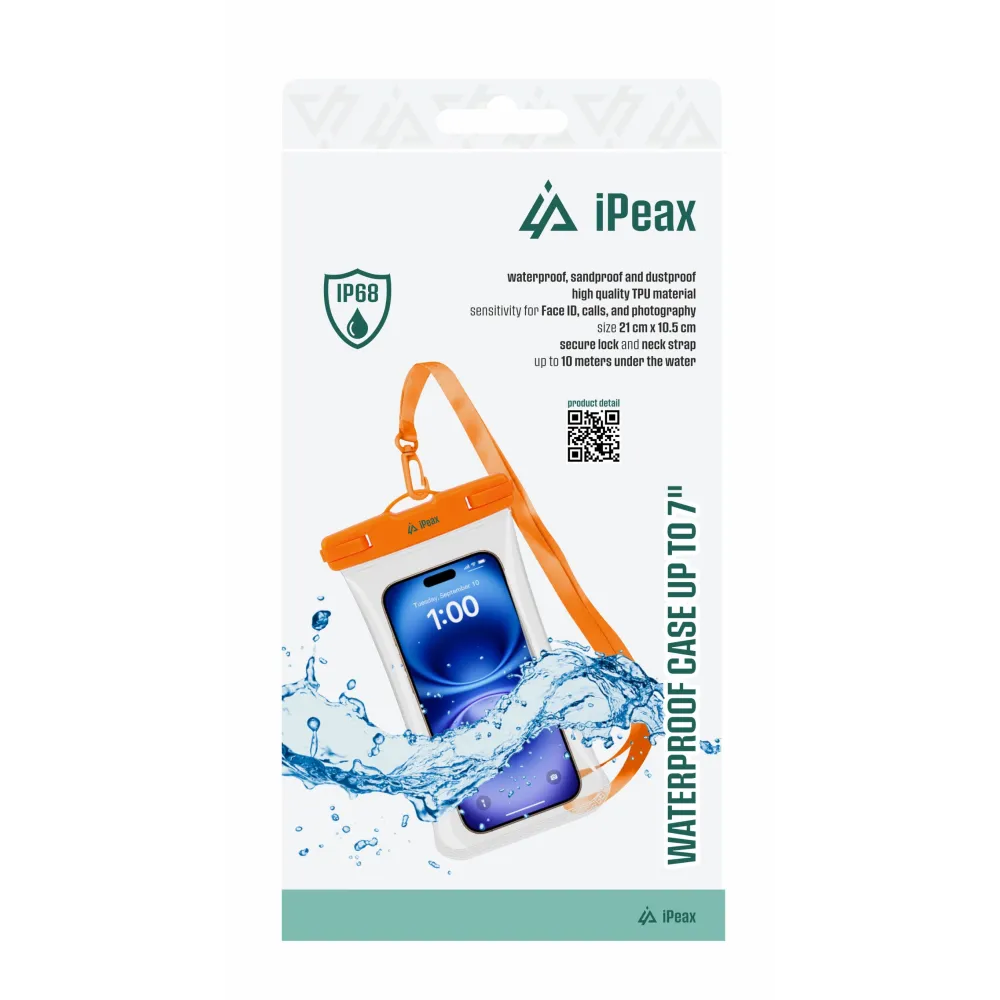 iPEAX Waterproof case 7 , Orange