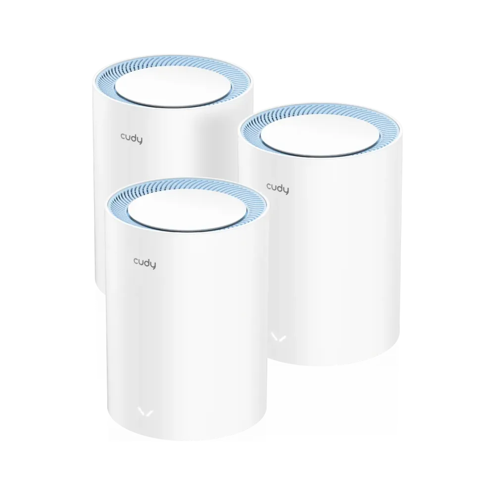 CUDY Router M1300(1-Pack) AC1200 Wi-Fi Gigabit Mesh