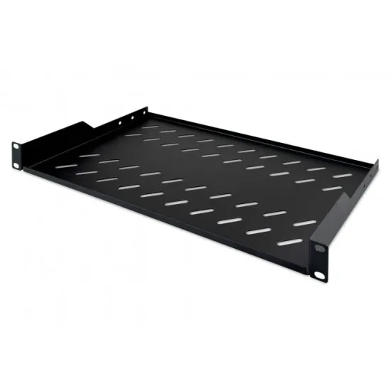 Digitus Polica fiksna 483mm (19 ), 1U, 45x482x250 mm, do 15kg, black