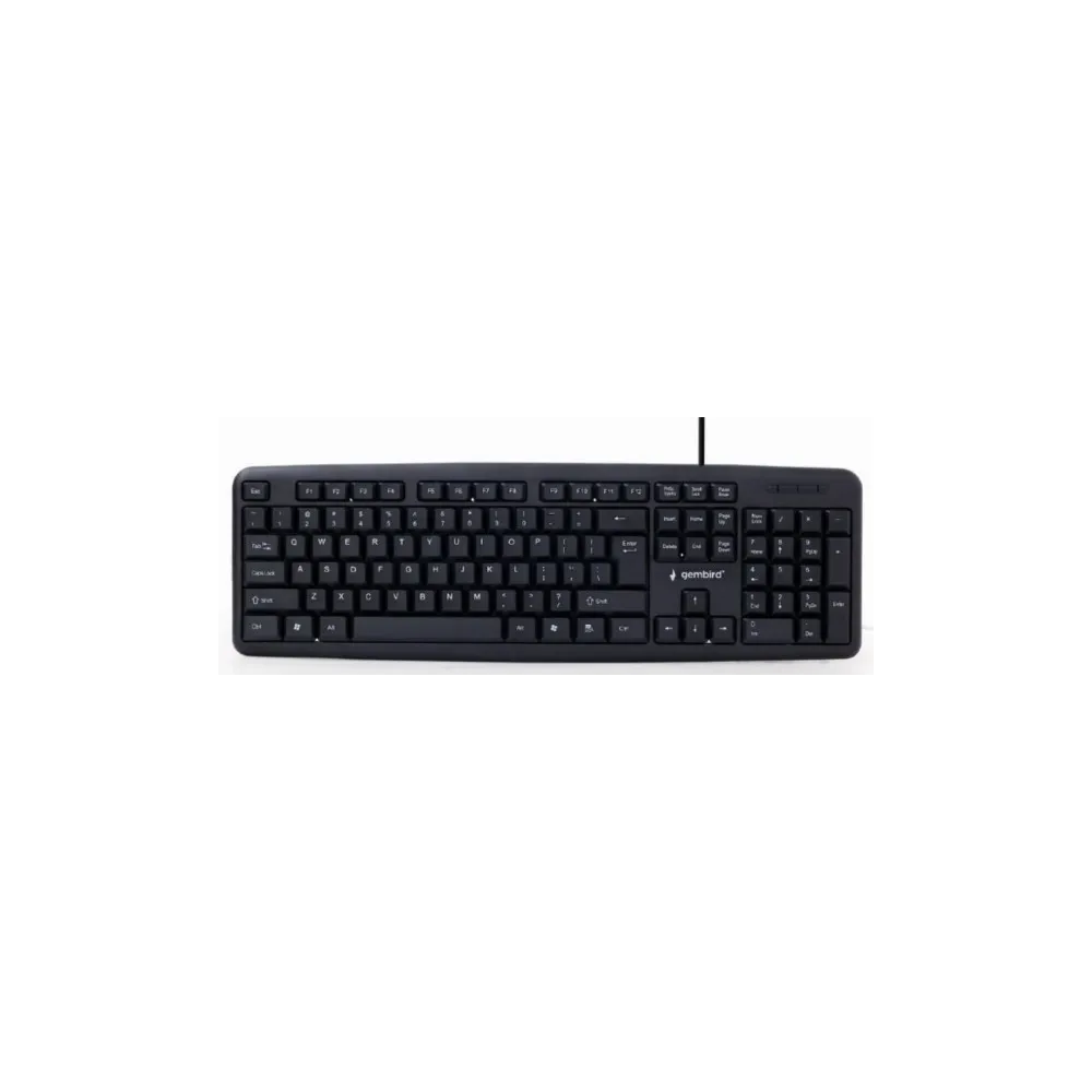 Gembird Tastatura standart usb ENG/black KB-U-103