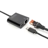 Digitus HUB USB Type C to RJ45 Gigabit Ethernet + Type C PD