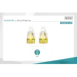 Digitus Kabl S-FTP patch CAT6A 0.25m sivi