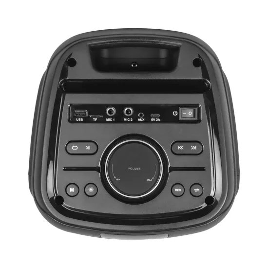 Mikado Zvucnik MD-79KP 30W RGB Black 1 UHF UV Microphone USB / BT / TF / TWS / AUX 2 Mic Input USB Type-C
