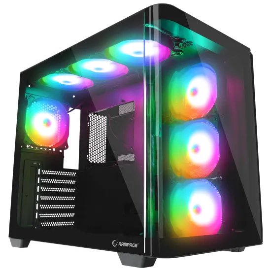 Rampage CASE LOOPY PLUS 7x120 ARGB 950W 80+