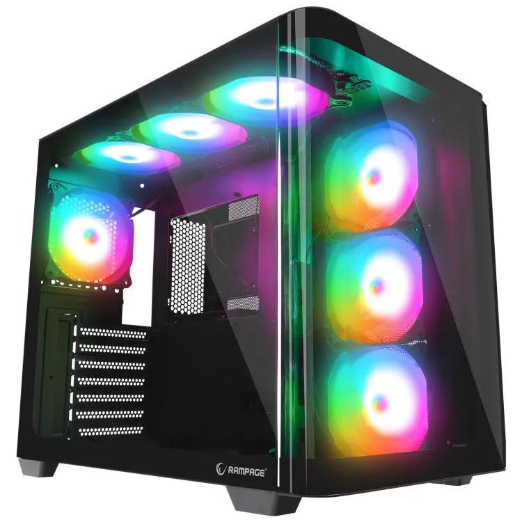 Rampage CASE LOOPY PLUS 7x120 ARGB 950W 80+