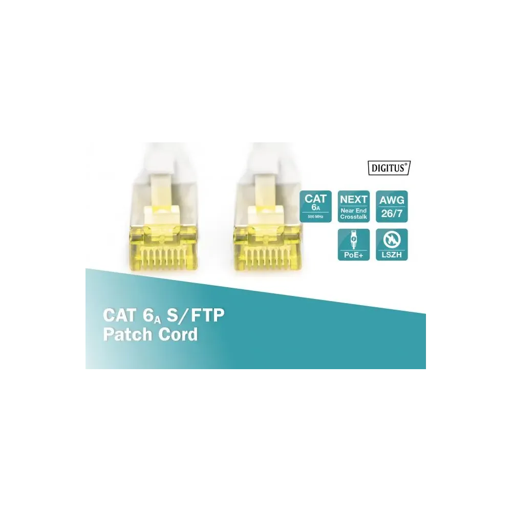 Digitus Kabl S-FTP patch CAT6A 30m sivi