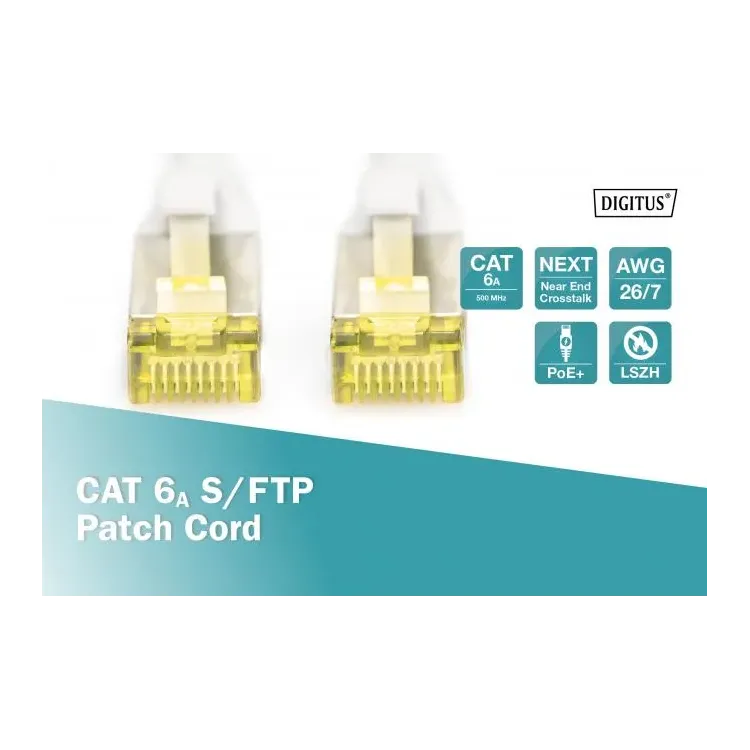 Digitus Kabl S-FTP patch CAT6A 30m sivi