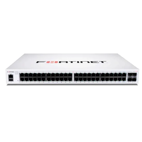 FortiSwitch 148F-FPOE 48x1Gbe/4xSFP+/740W PoE/Rack Layer 2+