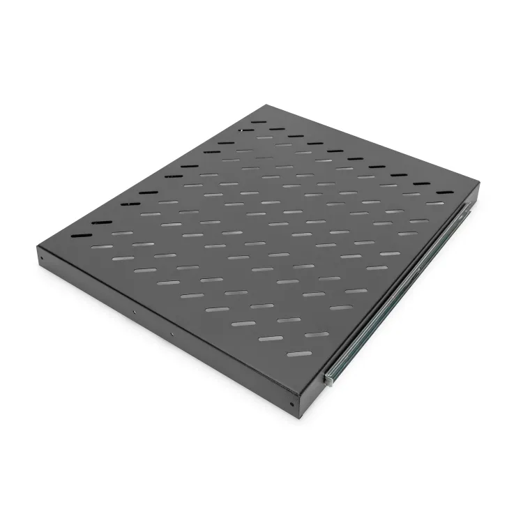 Digitus Polica na izvlacenje 483mm (19 ) 1U, 40x484x568mm, do 25kg, crna