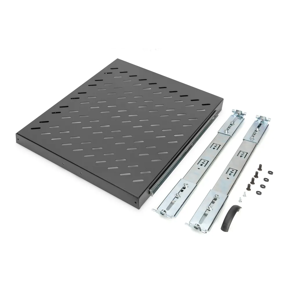 Digitus Polica na izvlacenje 483mm (19 ) 1U, 40x484x568mm, do 25kg, crna