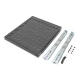 Digitus Polica na izvlacenje 483mm (19 ) 1U, 40x484x568mm, do 25kg, crna