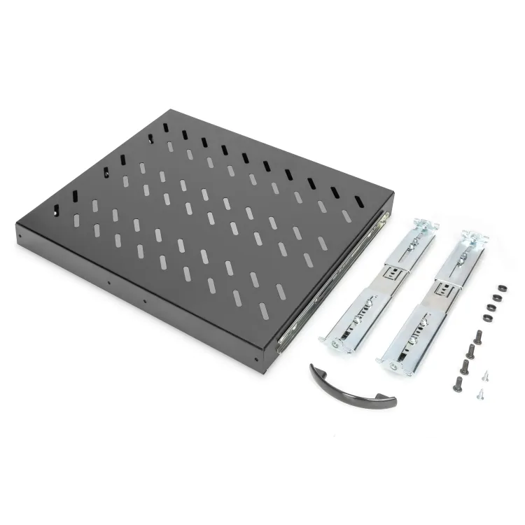 Digitus Polica na izvlacenje 483mm (19 ) 1U, 40x485x368mm, do 25kg, crna