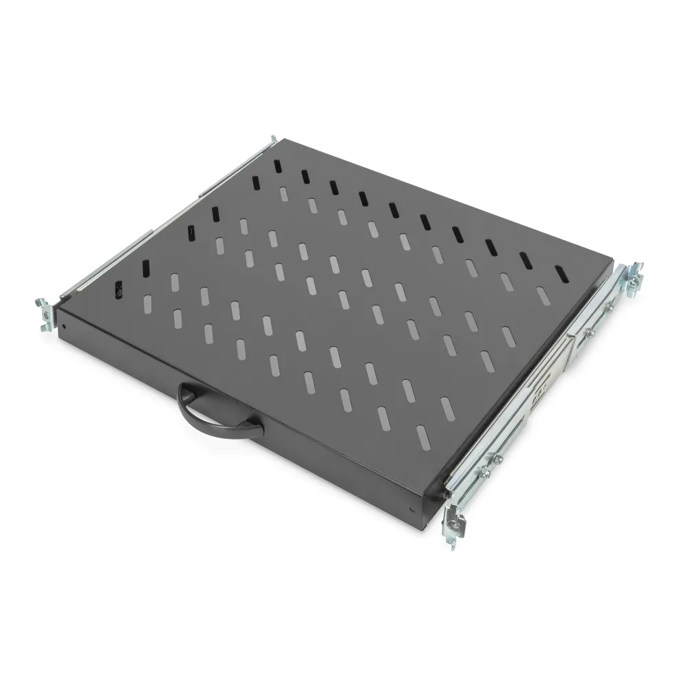 Digitus Polica na izvlacenje 483mm (19 ) 1U, 40x485x368mm, do 25kg, crna
