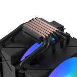 Xigmatek CPU Cooler EN45844 AK6 Dual Fan Digital Display (1851, AM5) Black