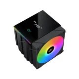 Xigmatek CPU Cooler EN45844 AK6 Dual Fan Digital Display (1851, AM5) Black