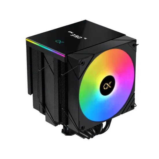 Xigmatek CPU Cooler EN45844 AK6 Dual Fan Digital Display (1851, AM5) Black