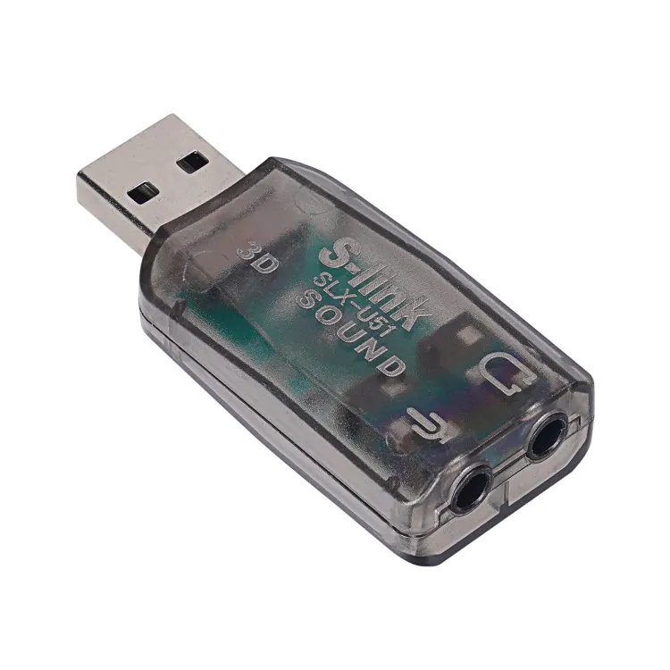 S-Link USB audio adapter SLX-U51 USB 2.0 - 2x 3.5mm