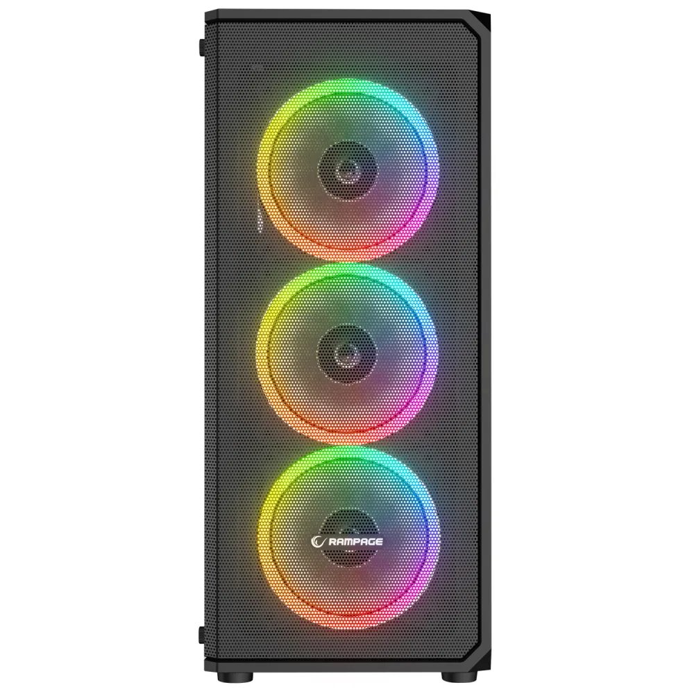 Rampage CASE HELIOS Mesh 4x120mm ARGB 650W 80+ Bronze