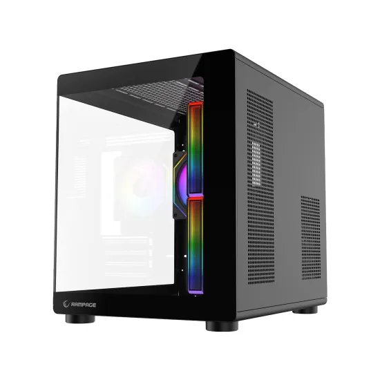 Rampage CASE MINID V1 3x120mm ARGB 750W 80+ Bronze