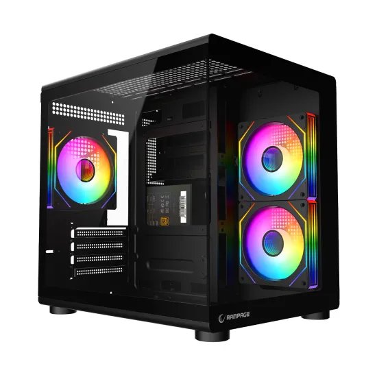 Rampage CASE MINID V1 3x120mm ARGB 750W 80+ Bronze