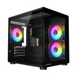 Rampage CASE MINID V1 3x120mm ARGB 750W 80+ Bronze