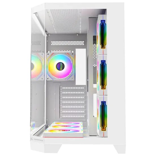 Rampage CASE MEGA V1 7x120mm ARGB 850W 80+ Bronze White