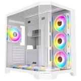 Rampage CASE MEGA V1 7x120mm ARGB 850W 80+ Bronze White