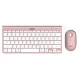 Everest SET tastatura i mis KB-BT72 ​​ELITE Rose Gold 2.4 ghz + BT Wireless US Layout