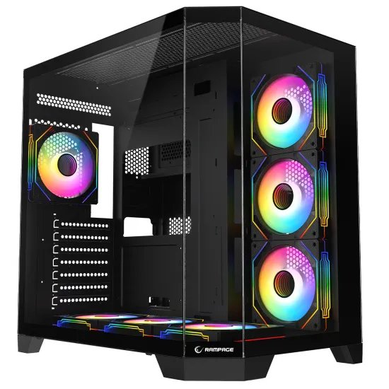 Rampage CASE MEGA V1 7x120mm ARGB 850W 80+ Bronze