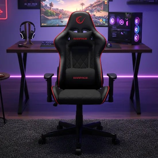 Rampage Gaming stolica KL-R16 DRAPE Crna
