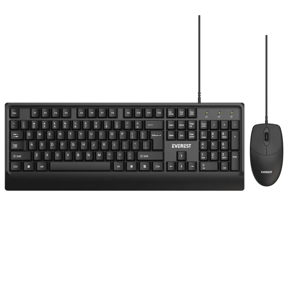 Everest SET tastatura i mis KM-619 US Layout